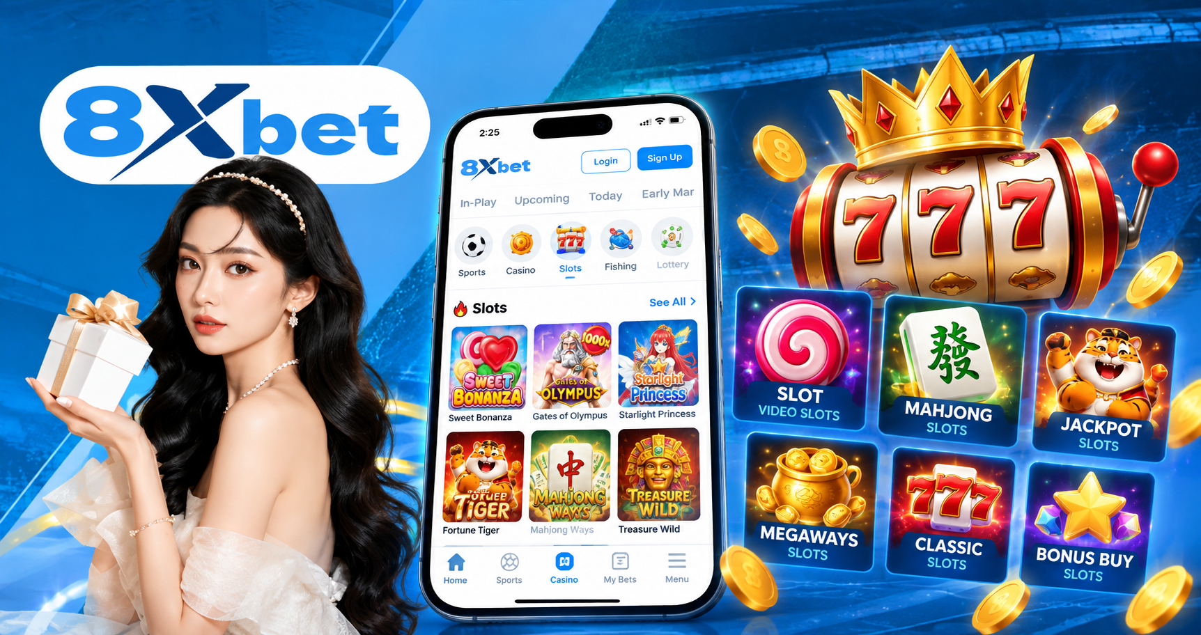 Các dòng trò chơi Nổ Hũ 8xbet phổ biến